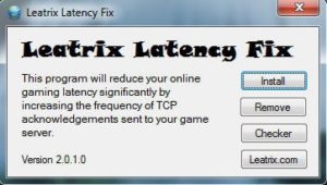 Leatrix Latency Fix
