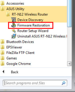 Firmware Restoration