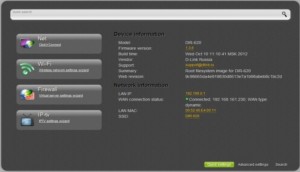  Интерфейс конфигурирования роутера D-link