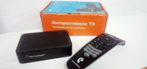  IPTV от Ростелеком с приставкой и пультом