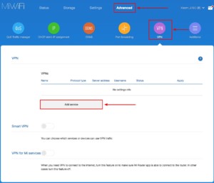  Настройка PPTP на роутере
