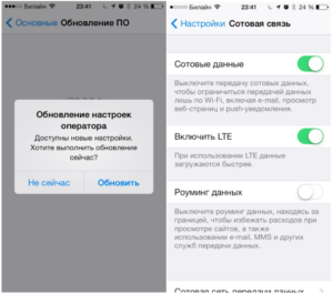 После прошивки 3g iphone нет сети